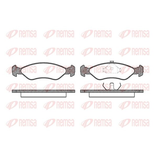 0230.00 - Brake Pad Set, disc brake 