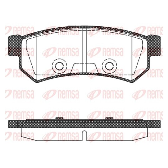 1048.10 - Brake Pad Set, disc brake 