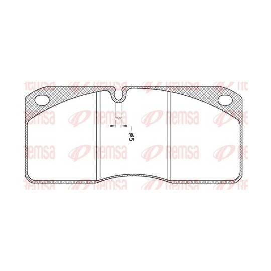 JCA 278.21 - Brake Pad Set, disc brake 