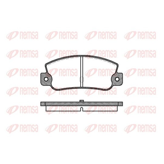 0025.30 - Brake Pad Set, disc brake 