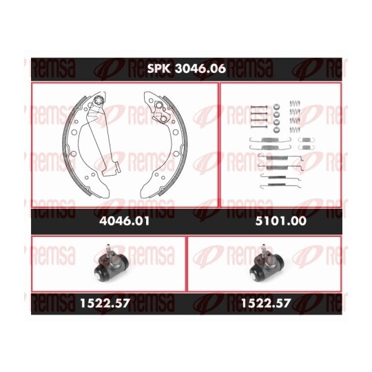 SPK 3046.06 - Brake Kit, drum brake 