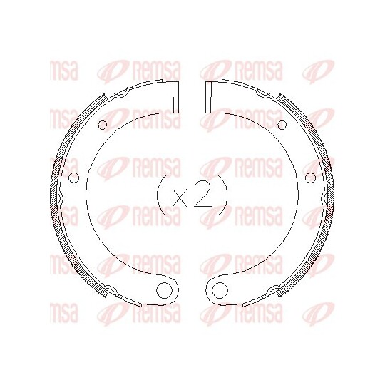 4315.00 - Brake Shoe 