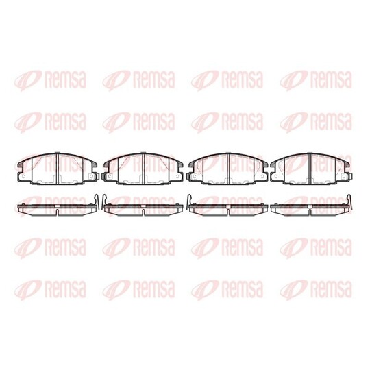 0238.24 - Brake Pad Set, disc brake 