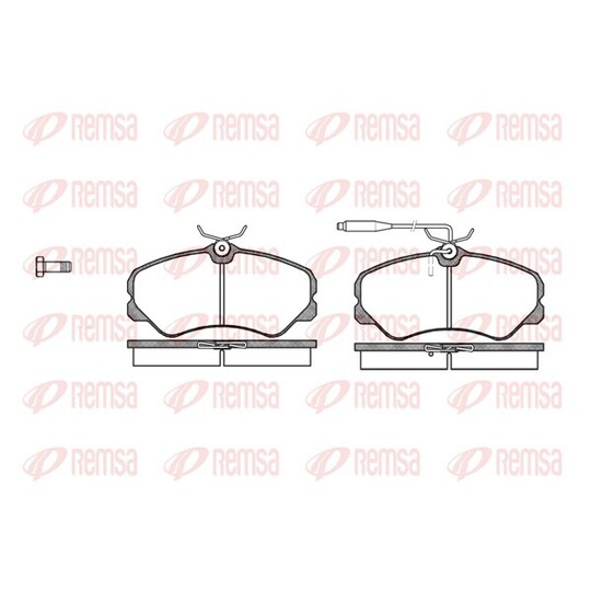 0261.02 - Brake Pad Set, disc brake 