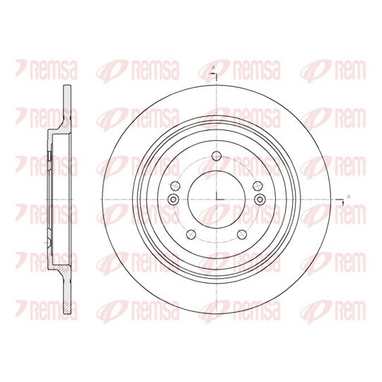 61780.00 - Brake Disc 