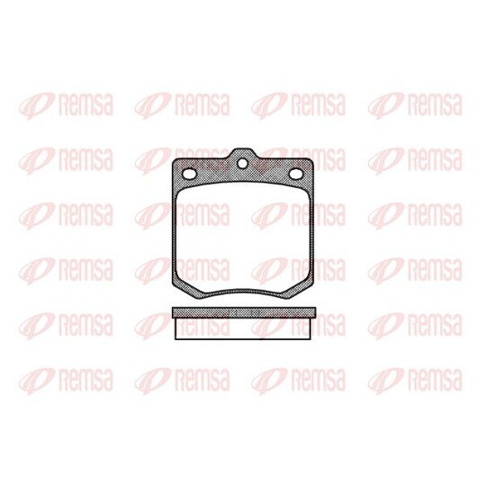 0074.00 - Brake Pad Set, disc brake 