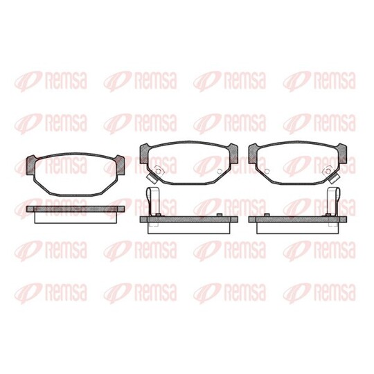 0226.02 - Brake Pad Set, disc brake 