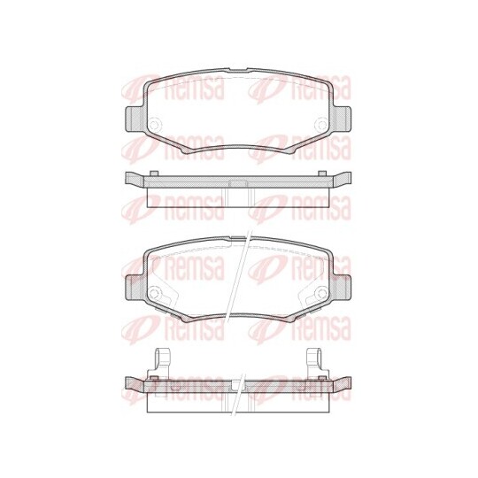 1528.02 - Brake Pad Set, disc brake 