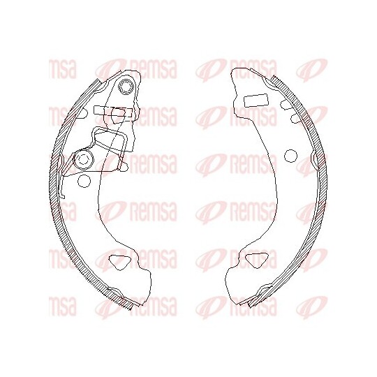 4303.00 - Brake Shoe 