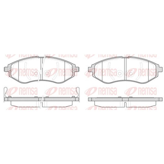 0986.02 - Brake Pad Set, disc brake 