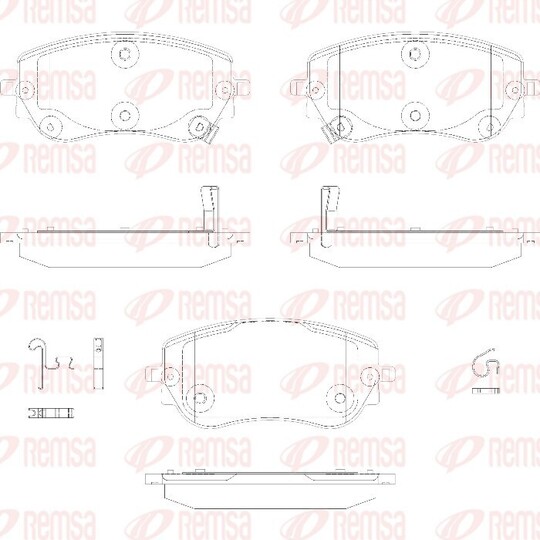 1940.02 - Brake Pad Set, disc brake 