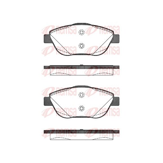 1392.10 - Brake Pad Set, disc brake 