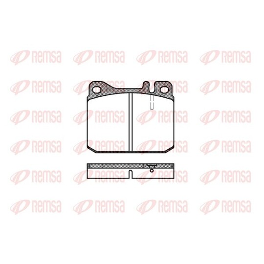 0010.20 - Brake Pad Set, disc brake 