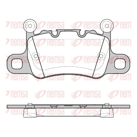 1598.10 - Brake Pad Set, disc brake 