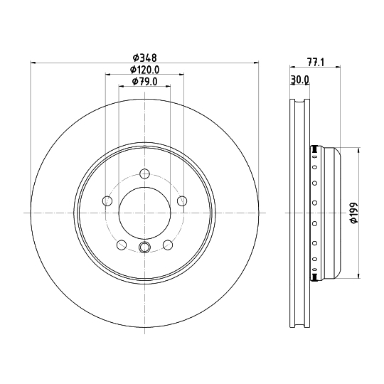 8DD 355 120-981 - Brake Disc 