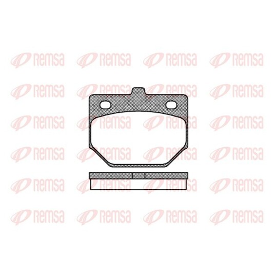 0112.00 - Brake Pad Set, disc brake 