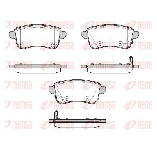 1387.02 - Brake Pad Set, disc brake 