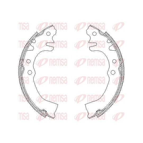 4155.00 - Brake Shoe 