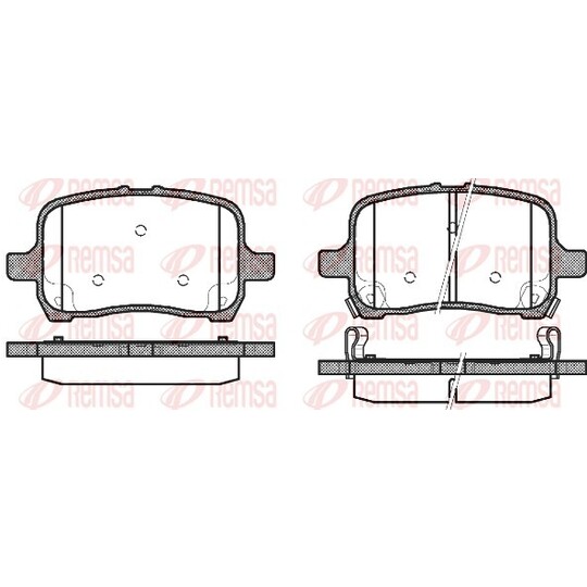 1089.22 - Brake Pad Set, disc brake 