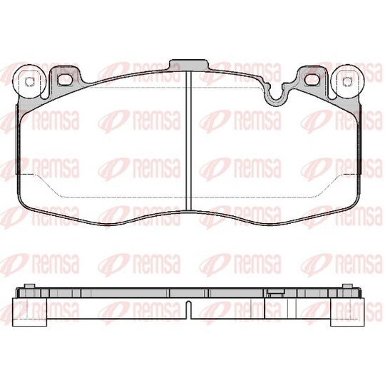 1742.10 - Brake Pad Set, disc brake 