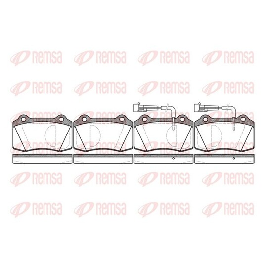 0434.02 - Brake Pad Set, disc brake 