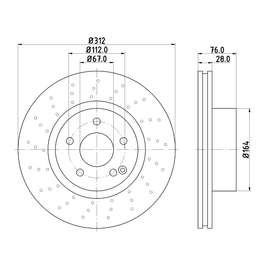 8DD 355 106-871 - Brake Disc 