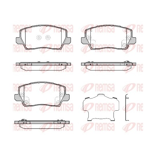 1803.02 - Brake Pad Set, disc brake 