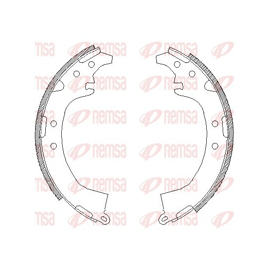 4387.00 - Brake Shoe 