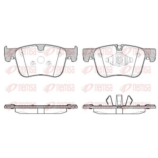 1560.10 - Brake Pad Set, disc brake 