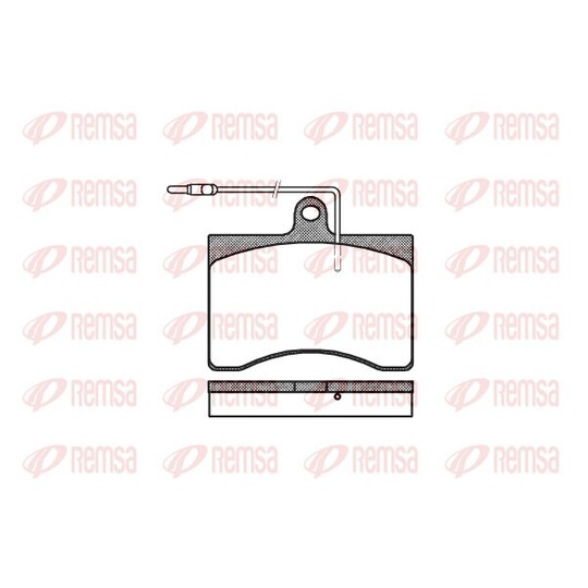 0090.04 - Brake Pad Set, disc brake 