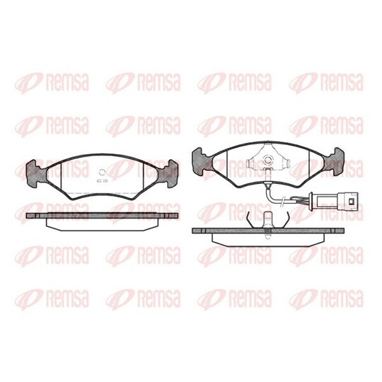 0119.32 - Brake Pad Set, disc brake 