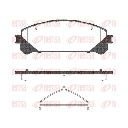 1312.00 - Brake Pad Set, disc brake 