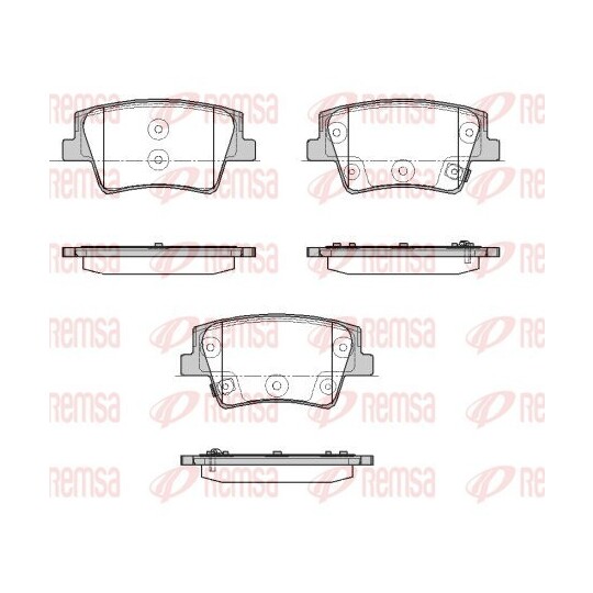 1935.02 - Brake Pad Set, disc brake 