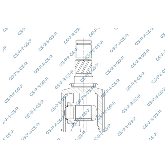 602505 - Ledsats, drivaxel 