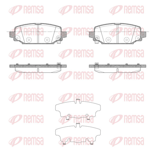 1909.04 - Brake Pad Set, disc brake 