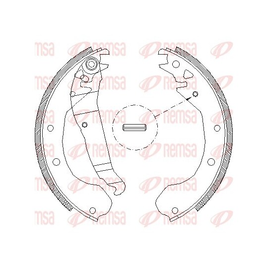 4090.00 - Brake Shoe 