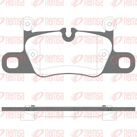 1714.30 - Brake Pad Set, disc brake 