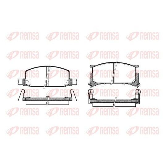 0109.34 - Brake Pad Set, disc brake 