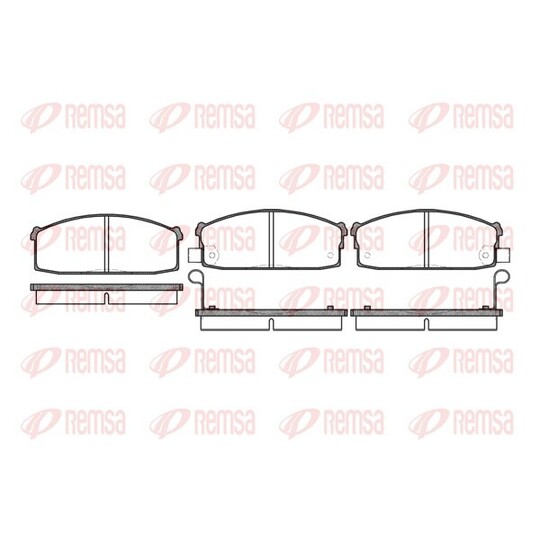 0117.02 - Brake Pad Set, disc brake 