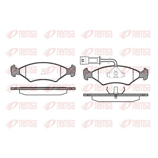 0119.22 - Brake Pad Set, disc brake 