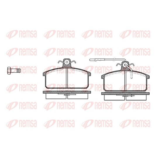 0128.32 - Brake Pad Set, disc brake 