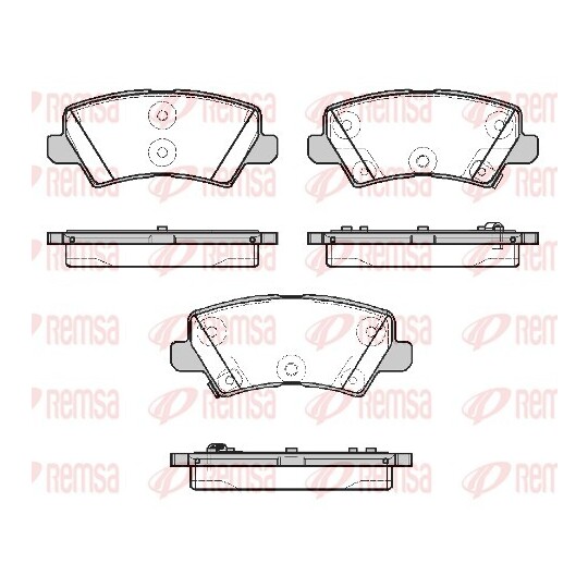 1804.02 - Brake Pad Set, disc brake 