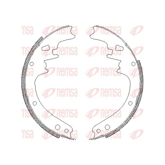 4656.00 - Brake Shoe 