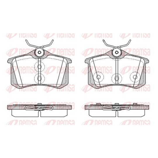 1391.57 - Brake Pad Set, disc brake 