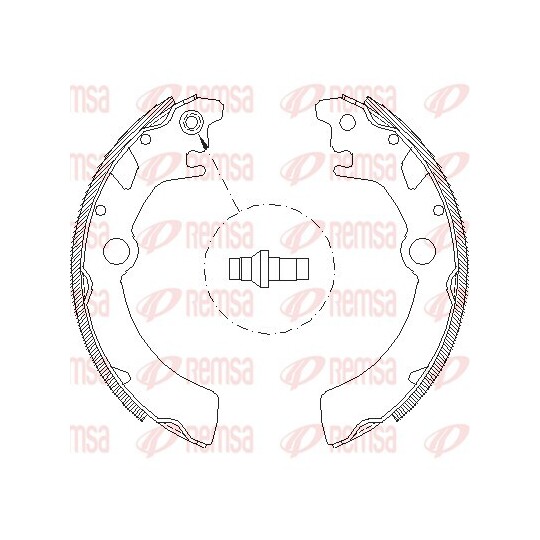 4116.00 - Brake Shoe 