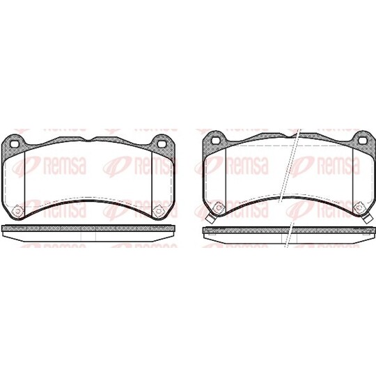 1192.12 - Brake Pad Set, disc brake 