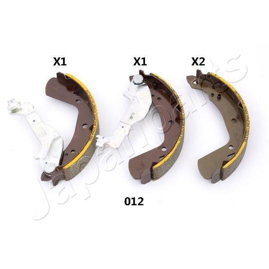 GF-012AF - Brake Shoe Set 