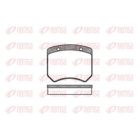 0051.00 - Brake Pad Set, disc brake 