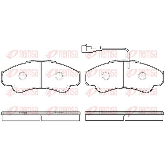 0959.11 - Brake Pad Set, disc brake 