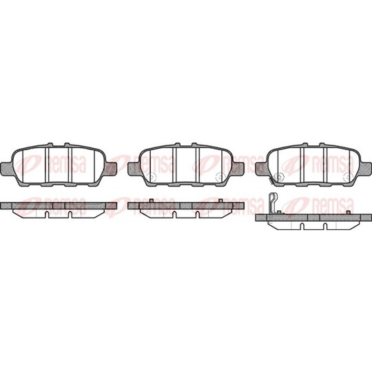 0876.31 - Brake Pad Set, disc brake 